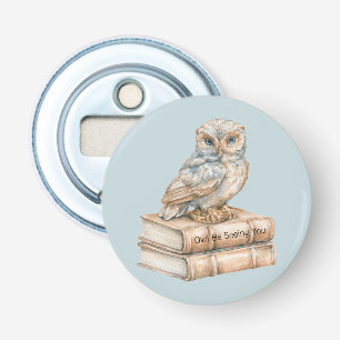 Blue Owl Be Seeing You Books Bottle Opener