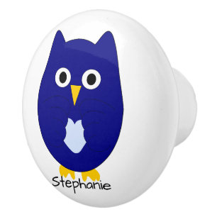 Blue Owl Design Personalised Ceramic Knob