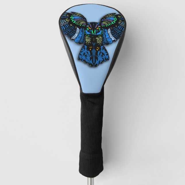 Blue Owl Golf Head Cover (Front)