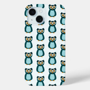 Blue Owl illustration iPhone 15 Case