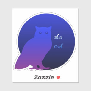 Blue Owl Logo Sticker