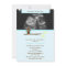Blue Owl Sonogram Baby Shower Invitations