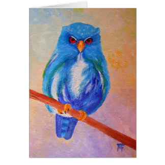 blue Owl "Watching you!"
