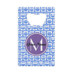 Blue Owls Custom Monogram