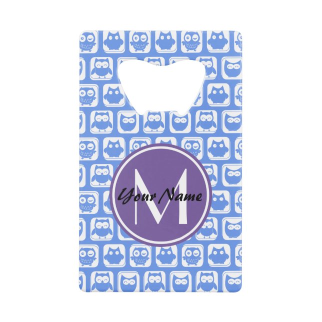 Blue Owls Custom Monogram (Front)