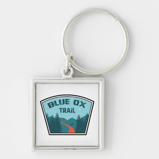 Blue Ox Trail Key Ring (Front)