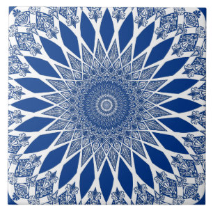 Blue Pacific Tristyns Mandala Ceramic Tile