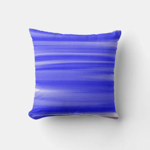 Blue Paint Art Design Abstract Cushion