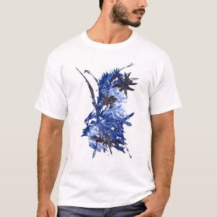BLUE PAINT SPLATTER tee