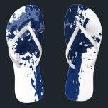 Blue Paint Splatter - Wedding Party Supply - Thongs<br><div class="desc">The blue paint splatter decorates flip flops which are part of the Splatter wedding design. The all-season blue wedding party supply is great for offering alternative footwear to guests at a beach wedding. Does the royal-blue hue differ from the one you envisioned? Change it! Browsing the Plan to Wed Store...</div>