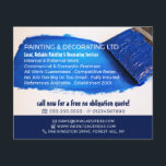 Blue Paintbrush, Painter & Decorator Advertising Flyer<br><div class="desc">Blue Paintbrush,  Painter & Decorator Advertising Flyer by The Business Card Store.</div>