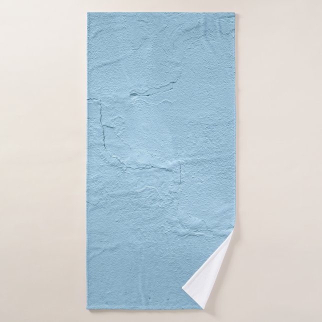 Blue painted concrete wall during daytime bath towel (Bath Towel)