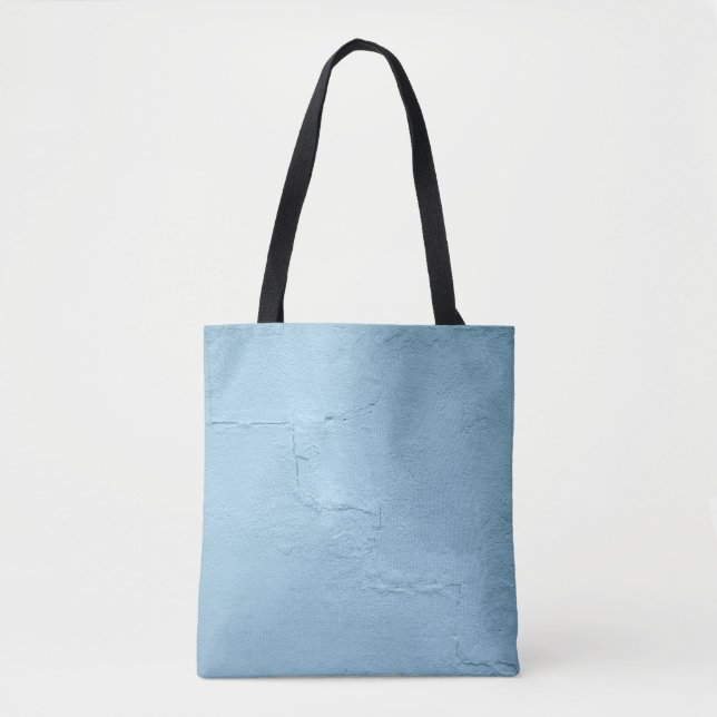Blue painted concrete wall during daytime tote bag (Front)