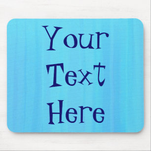 Blue Painted Mouse Pad