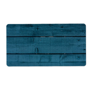 Blue painted wood planks