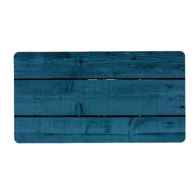 Blue painted wood planks (Front)