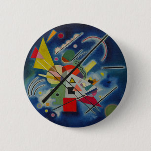 Blue Painting by Kandinsky 6 Cm Round Badge