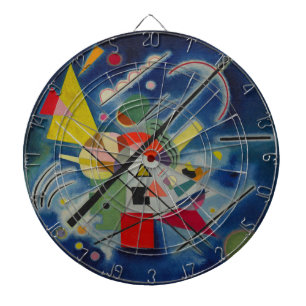 Blue Painting by Kandinsky Dartboard