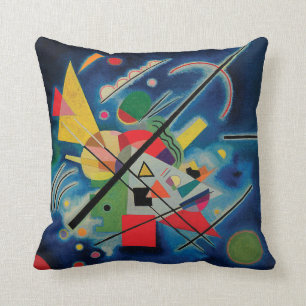 Blue Painting by Wassily Kandinsky Cushion