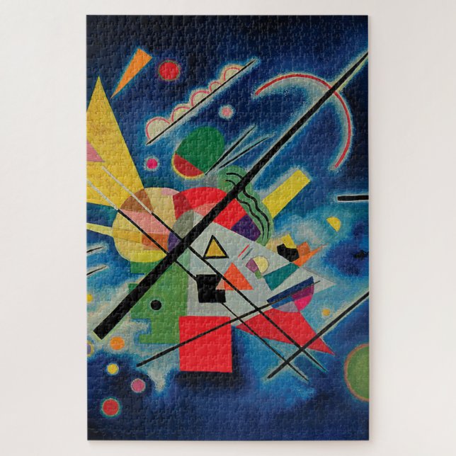 Blue Painting by Wassily Kandinsky Jigsaw Puzzle (Vertical)
