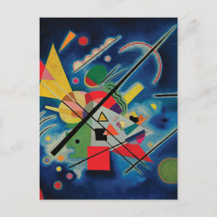 Blue Painting by Wassily Kandinsky Postcard
