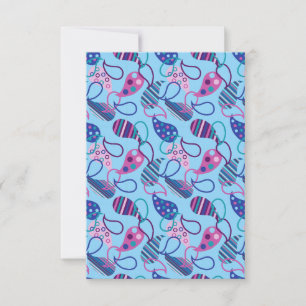 Blue Paisley Card
