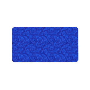 Blue Paisley Label