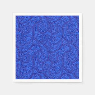Blue Paisley Napkin
