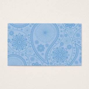 Blue paisley pattern