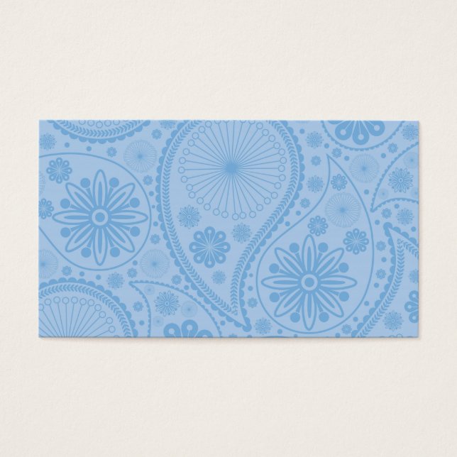 Blue paisley pattern (Front)
