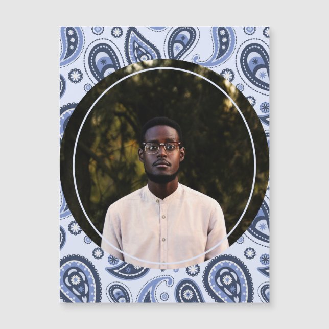 Blue Paisley Pattern (Front)