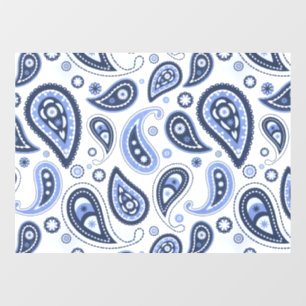 Blue Paisley Pattern