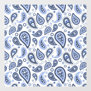 Blue Paisley Pattern