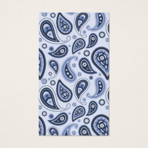 Blue Paisley Pattern