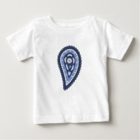 Blue Paisley Pattern