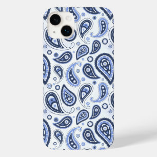 Blue Paisley Pattern Case-Mate iPhone 14 Plus Case