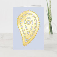 Blue Paisley Pattern