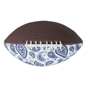Blue Paisley Pattern Football
