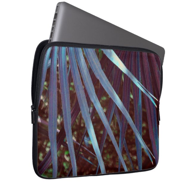 Blue Palmetto Dream Laptop Sleeve (Front Right)