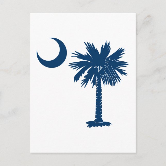 Blue Palmetto Postcard (Front)