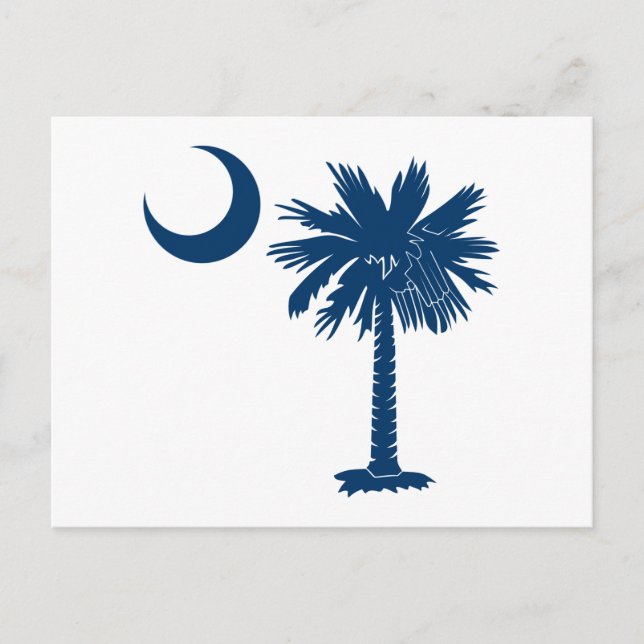Blue Palmetto Postcard (Front)