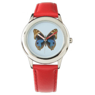 Blue Pansy Butterfly Watch