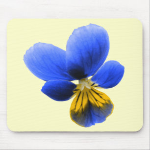 Blue Pansy Mousepad