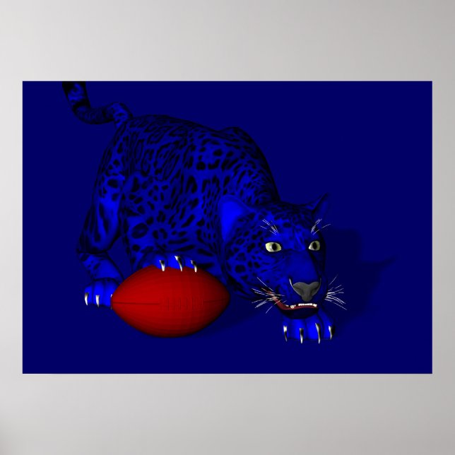 Blue Panther Poster (Front)