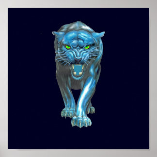 BLUE PANTHER POSTER