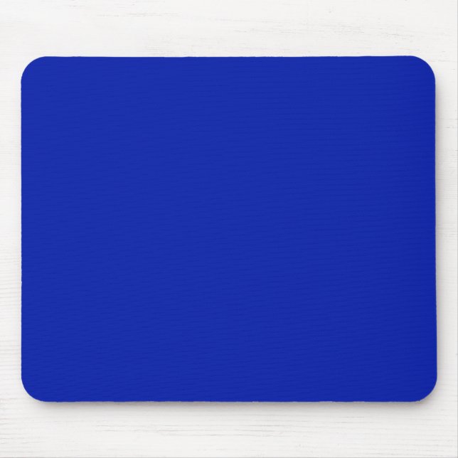 Blue (Pantone) (solid colour)  Mouse Pad (Front)