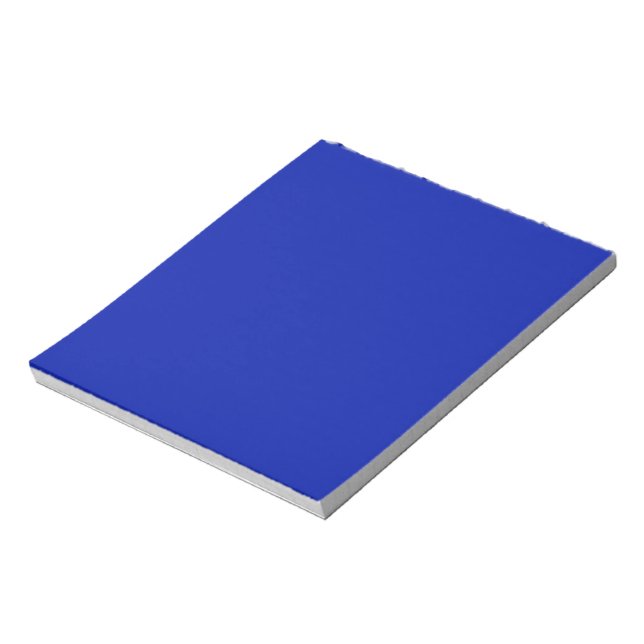 Blue (Pantone) (solid colour)  Notepad (Rotated)