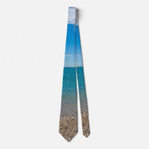 Blue Paradise At Lake Michigan Neck Tie