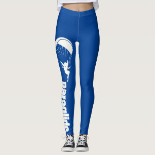 Blue paraglide leggings