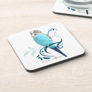 Blue Parakeet Coaster
